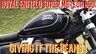 Royal Enfield Super Meteor 650 Icy ride through the English countryside.