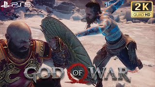 GOD OF WAR PS5 Walkthrough Gameplay Part 7 - BALDUR BOSS FIGHT [1440P 60FPS]