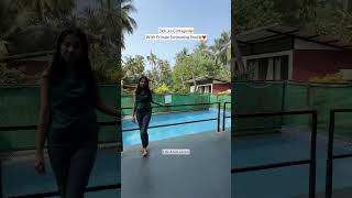 BEST RESORT near Mumbai for leisure with *PRIVATE SWIMMING POOL* #ashortaday #shortsvideo #ytshorts