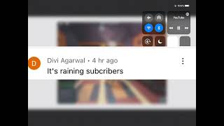 It’s raining subscribers