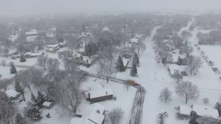 GOPRO HIT BY PLOW and Drone shots of winter storm