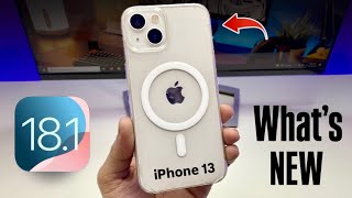 iPhone 13 New Update iOS 18.1 - Whats New iPhone 13 on iOS 18.1 - Call Recording & More