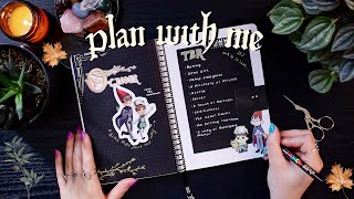 OCTOBER PLAN WITH ME | reading journal set up 🎃 over the garden wall