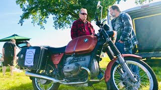 NETLEY MARSH Motorcycle Autojumble 2nd Day of BIKE EuroJumble Event CLASSIC 1977 BMW R75 /7 FOR SALE