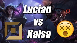 Lucian vs Kaisa ADC Live Commentary Ranked NA