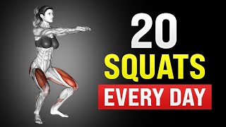 What will happen to your body if you do squats everyday