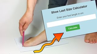 Shoe last Size Calculator [Free shoe making resource]