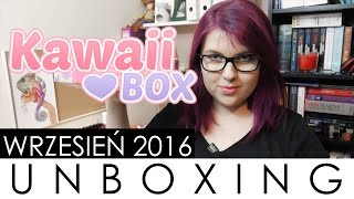 GIVEAWAY KAWAII BOX WRZESIEŃ 2016 I UNBOXING | Blogodynka