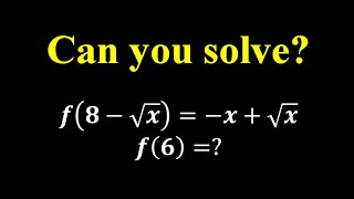 Solution of Challenging Math Questions - Q42