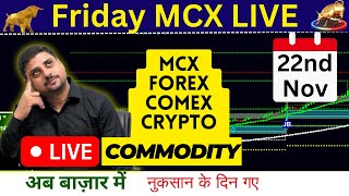 22nd Nov MCX / Forex / Comex / Crypto Market Live Demo #mcx  #forextrading #cryptocurrency #crypto