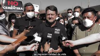 Gobernador Claudio Orrego recorre sector de Cementera Ochagavia