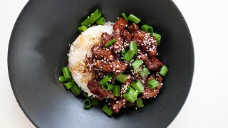 Easy & Super Tasty Mongolian Beef & Spring Onions