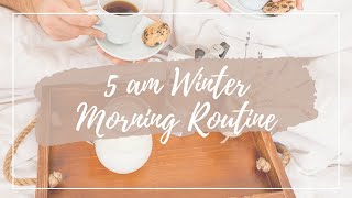 My 5 am Winter Morning Routine | Women over 40