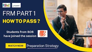 FRM GARP 2024 Attempt | Orientation Session with Bank of Baroda Employees | RBei | 82400 82894