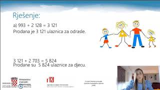 Matematika 5.r OŠ - Zbrajanje i oduzimanje u N0 - problemski zadaci