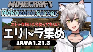 【Minecraft】エリトラを20個くらい集めたい【猫瀬乃しん】