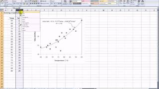 How to Run a Quadratic Regression in MS Excel 2007