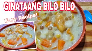 How to cook Ginataang Bilo Bilo | Easy Meryenda Recipe