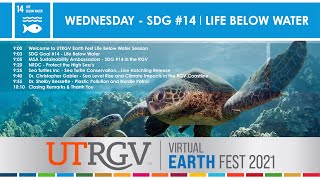 UTRGV Earth Fest 2021 Wednesday Session SDG #14 Life Below Water