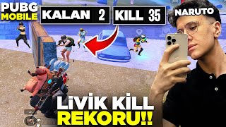 LİVİK KİLL REKORUMU KIRDIM!! - PUBG MOBİLE