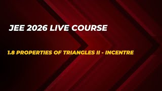 1.8  Properties of Triangle II - Four formulae for Inradius.