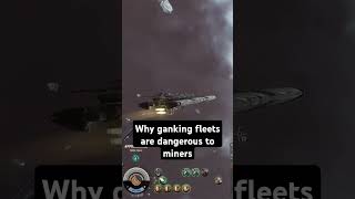 Why ganking fleets are dangerous to miners #eveonlinegameplay #shorts #eveonline