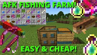 EASY AFK 1.20 AUTOMATIC FISHING FARM TUTORIAL in Minecraft Bedrock (MCPE/Xbox/PS4/Switch/Windows10)