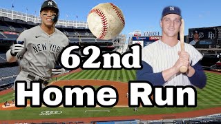 Aaron Judge MVP & 62nd home run. #aaronjudge #newyorkyankees