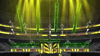 WWE SUMMERSLAM 2024 REY MYSTERIO ENTRACE WWE STAGE ANIMATION 2024