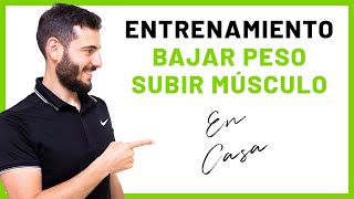 Ejercicios en Casa 🏠 para Bajar de Peso y Aumentar Masa Muscular [ Sin Material ]