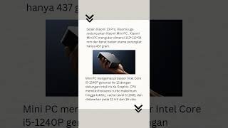 Xiaomi Mini PC dengan Chipset I5 Generasi 12 Resmj Dirilis