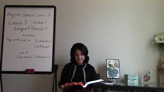 Assyrian Speech Course 2 Lesson 7-1