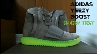 Adidas Yeezy Boost 750 Detailed Glow Test