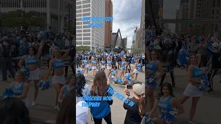 NFL Draft 2024 Detroit Cheer Team With Drumline #nfldraft #detroitlions #shortsvideo #detroit #draft