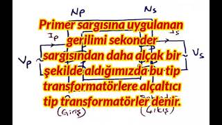 Alçaltıcı Tip Trafo Nedir?