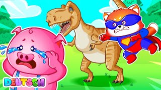 Oh mein Gott! Die Dinosaurier erscheinen 🦖 Lustige Kinderlieder 😻🦁 und Kinderreime von Lucky Zee Zee