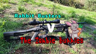 Rabbit Busters, Hunting the Zombie Rabbits - Hunting Video. Viewer Discretion #rabbitbusters