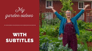 My garden videos with subtitles