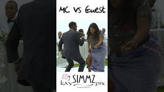 Zim Wedding MC Vs Guest dance off #shorts