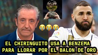 😭🤣JOSEP PEDREROL Y BENZEMA LLORANDO EN EL CHIRINGUITO POR EL “CASI” BALON DE ORO DE VINICIUS😭🤣