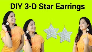 Step-by-Step: Handcrafted 3-D Star Earrings