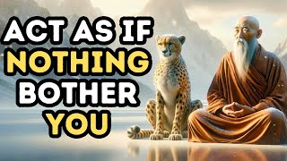 ACT AS IF NOTHING BOTHERS YOU | This Is Very POWERFUL | Buddhism (Gautama Buddha)