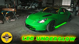 How to install LED UNDERGLOW on a Nissan 350z | #Amazon