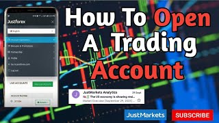 How To Open A Forex Live Account | Getting Started With Forex Trading In 2023 | Justmarkets