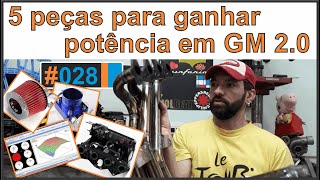 5 peças para ganhar potência em Astra/Vectra/Zafira 1.8 a 2.4 8V - Sem abrir o motor - BURNOUT 028