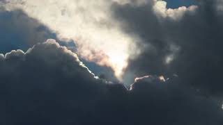 Stratocumulus convective cloud formation at the evening, Bucharest, Romania-10.08/ 2024