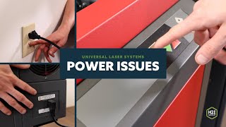 Identifying Power Issues in ULS Laser Machines