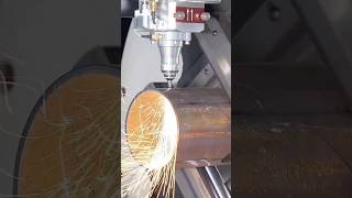 Laser Tube Cutting.#shorts #lasercutting #lasercuttingmachine #lasercutter #youtubeshorts