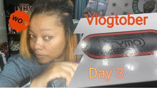 Tymo Ring Ionic Hair Straightener/She’s going to learn one day.👌🏾😬😮🎃 #vlogtober #naturalhair