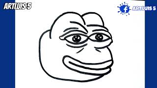 Cómo dibujar un meme  | How to Draw Pepe the Frog